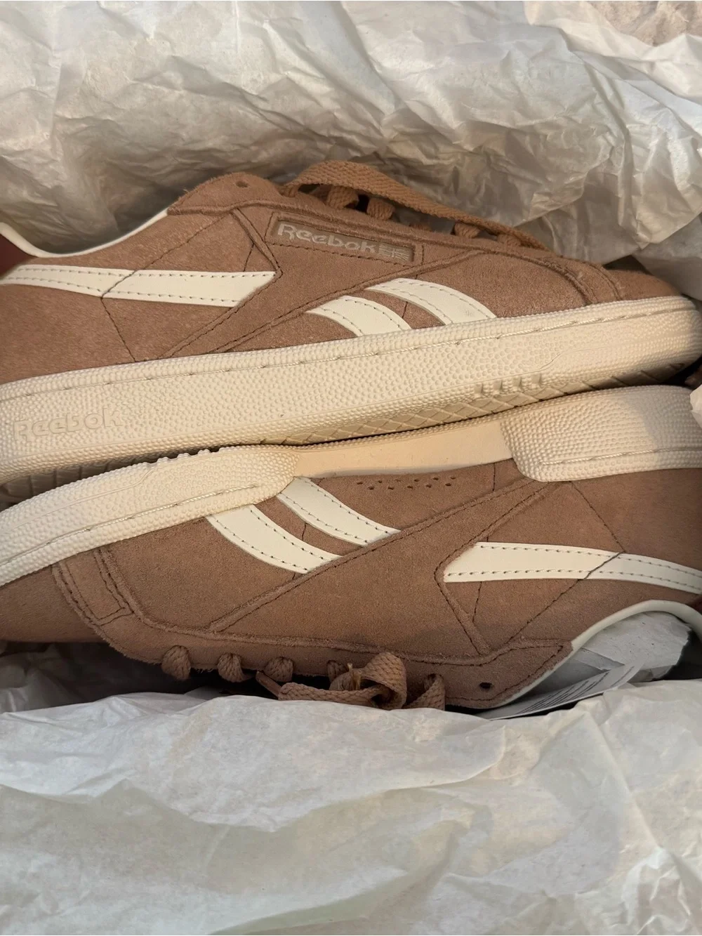 Reebok Club C Grounds Tennis Shoes- Brown/Chalk/Brown Women’s size 6 NIB